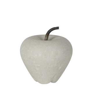 Marble Apple Large White