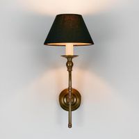 Soho Curved Wall Light Base Antique Brass