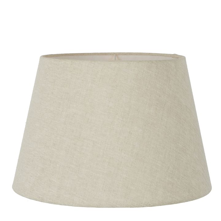 Linen Taper Lamp Shade XL Light Natural