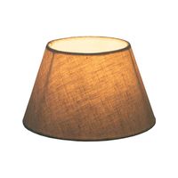 Linen Taper Lamp Shade Medium Light Natural