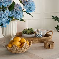 Hydrangea Stem 62cm Light Blue