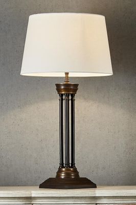 Hudson Table Table Lamp Base Bronze- Base Only
