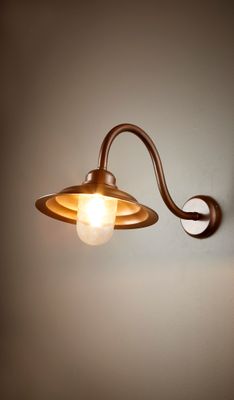 Monteray Outdoor Wall Light Dark Brass