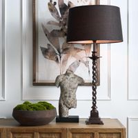 Roxbury Table Lamp Base Bronze- Base Only