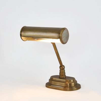 Carlisle Banker's Desk Lamp Brass