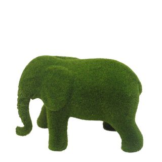 Moss Mother Elephant Large 23cm Green