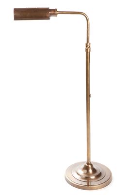 Brooklyn Floor Lamp Antique Brass