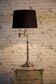Macleay Swing Arm Table Lamp Base Antique Silver