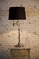 Macleay Swing Arm Table Lamp Base Antique Silver