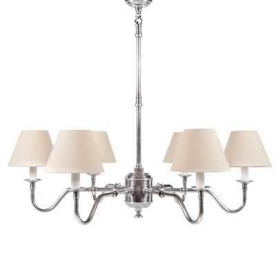 Prescot Chandelier Antique Silver