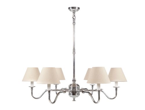 Prescot Chandelier Antique Silver