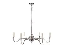 Prescot Chandelier Antique Silver