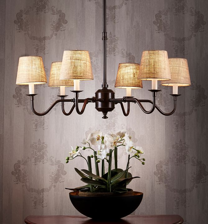 Prescot Chandelier Dark Bronze