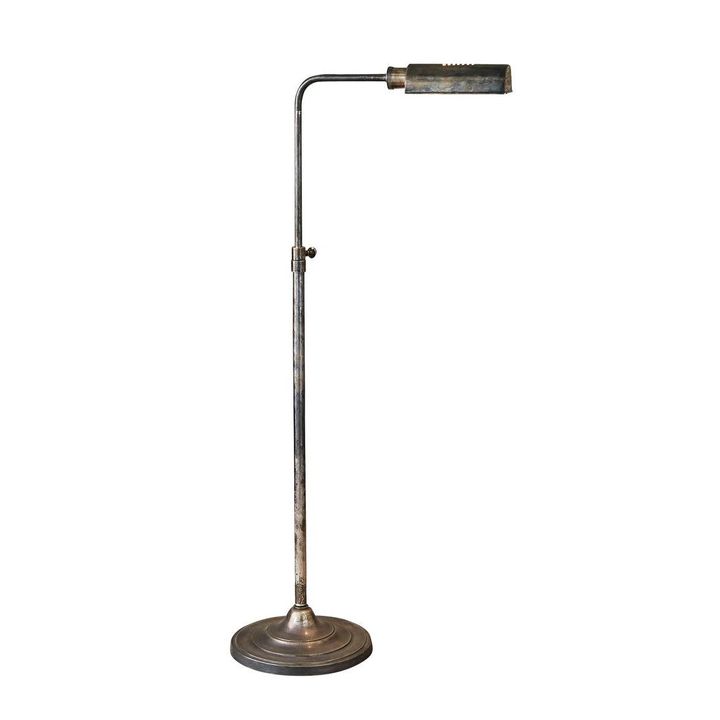 Brooklyn Floor Lamp Antique Silver