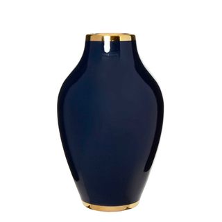 Midnight Gild Vase Navy Blue