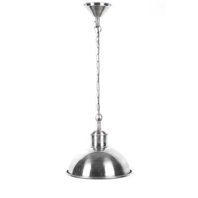 Boston Dome Ceiling Pendant Silver