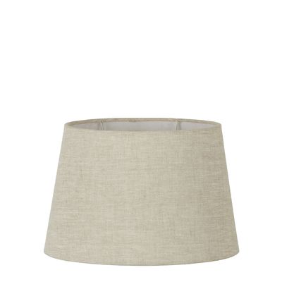 Linen Oval Lamp Shade Medium Light Natural