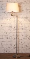 Macleay Floor Lamp Base Antique Silver