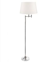 Macleay Floor Lamp Base Antique Silver