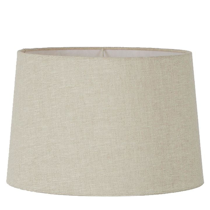 Linen Drum Lamp Shade XXL Light Natural