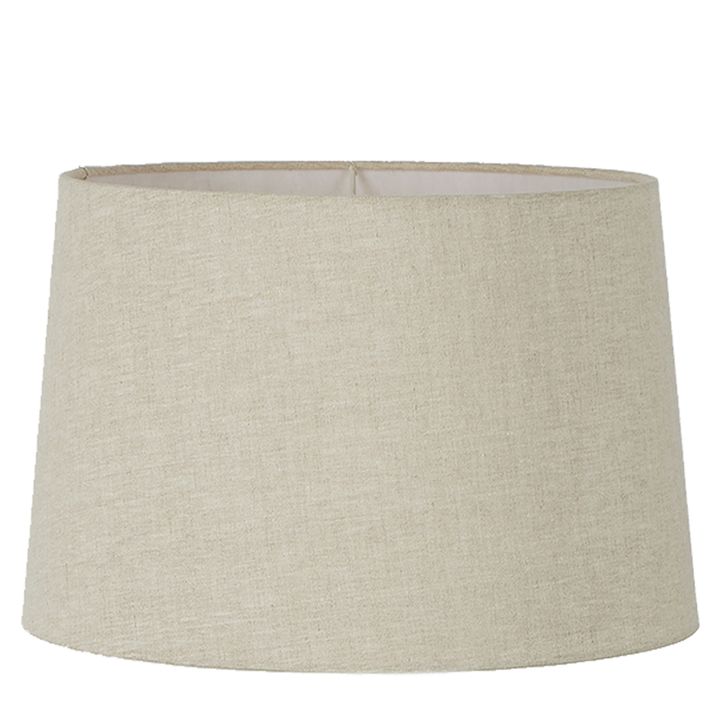 Linen Drum Lamp Shade XXL Light Natural