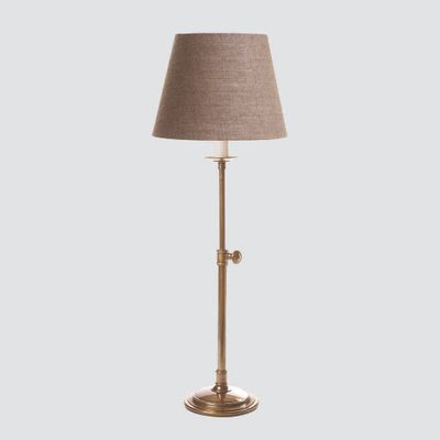Davenport Table Lamp Base Antique Brass- Base Only