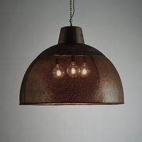 Riva Ceiling Pendant Extra Large Matt Black and Gold