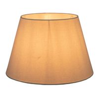 Linen Taper Lamp Shade Large Textured Ivory