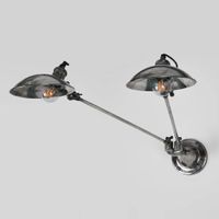 RemingtonWall Light with Metal Shade Silver