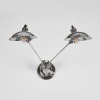 RemingtonWall Light with Metal Shade Silver