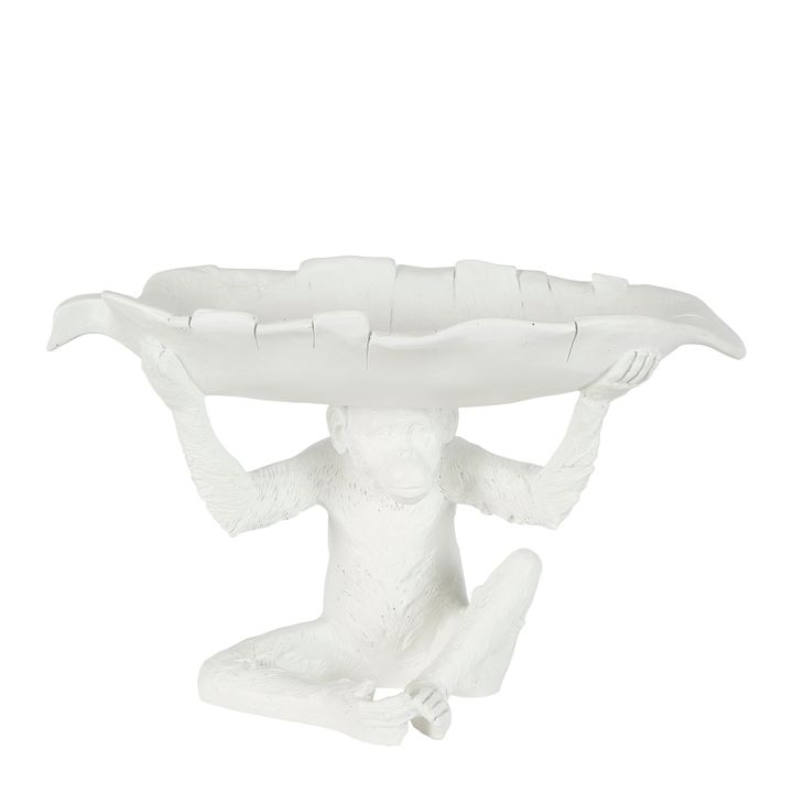 Louis The Monkey Bowl White