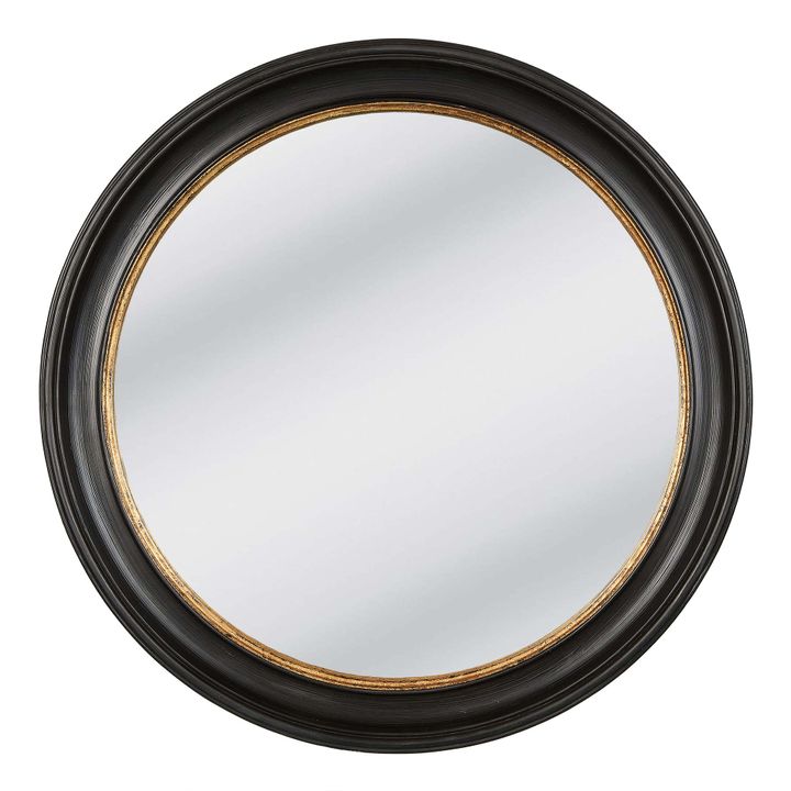 Lourdes Mirror Large 85x85cm Black