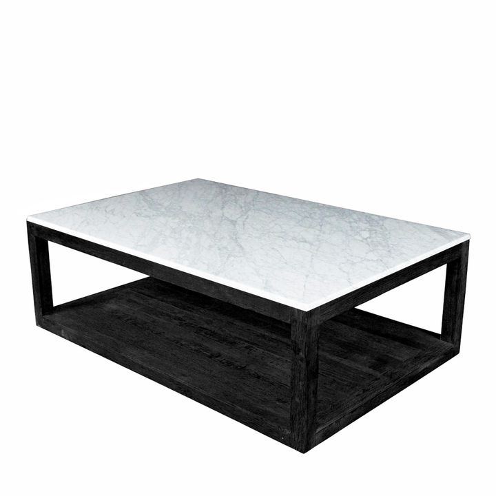 Denver Marble Coffee Table Black