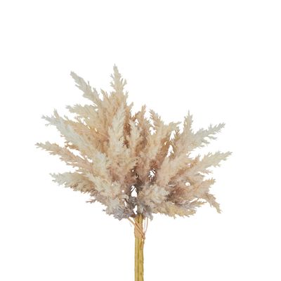 Flocked Astilbe Bush 25cm Cream