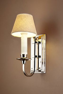 East Borne Wall Light Nickel