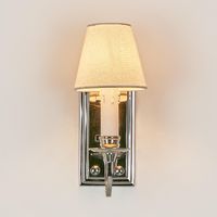 East Borne Wall Light Nickel