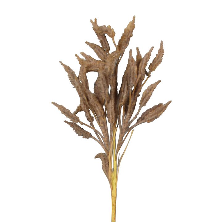 Dried Look Wheat Grass Stem 63cm Brown