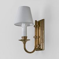 East Borne Wall Light Base Antique Brass