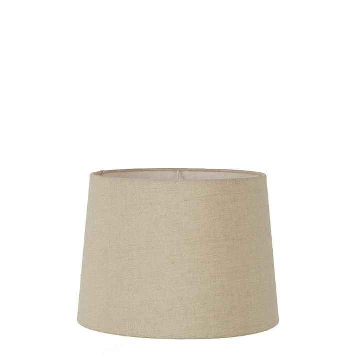 Linen Drum Lamp Shade XS Dark Natural