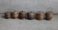 Yunnan Coconut Wood 100 Year Container Small