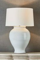 Montauk Ceramic Table Lamp Base White