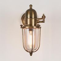 Chapel Outdoor Wall Light Antique Brass