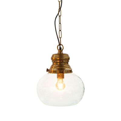 Paddington Ceiling Pendant Small Antique Brass