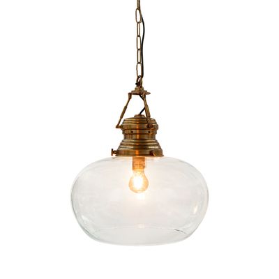 Paddington Ceiling Pendant Large Antique Brass