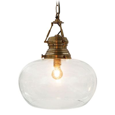 Paddington Ceiling Pendant Large Antique Brass