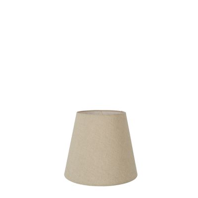 Linen Taper Lamp Shade XXXS Dark Natural