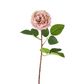 Dried Look English Rose Stem 50cm Pink