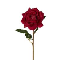 Stella Real Touch Rose Stem 50cm Dark Pink