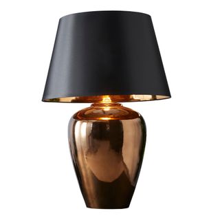 Manhattan Large - Gold - Large Urn Ceramic Table Lamp