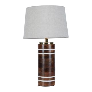 Manly Wooden Table Lamp Base